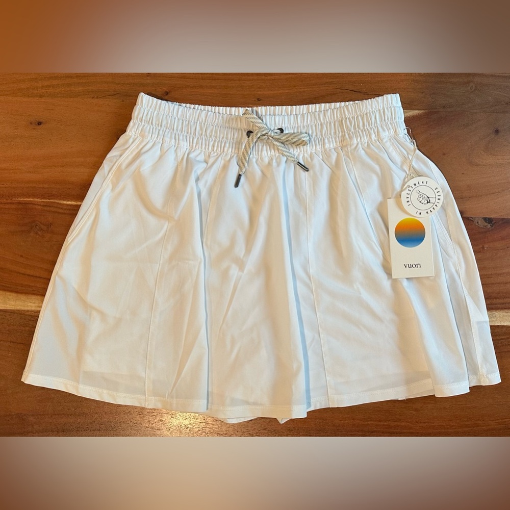Vuori Women’s Clementine Skirt white, medium